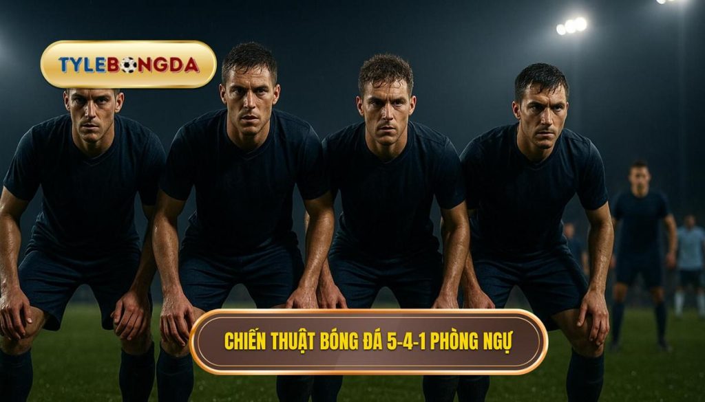 Chiến thuật bóng đá 5-4-1 phòng ngự