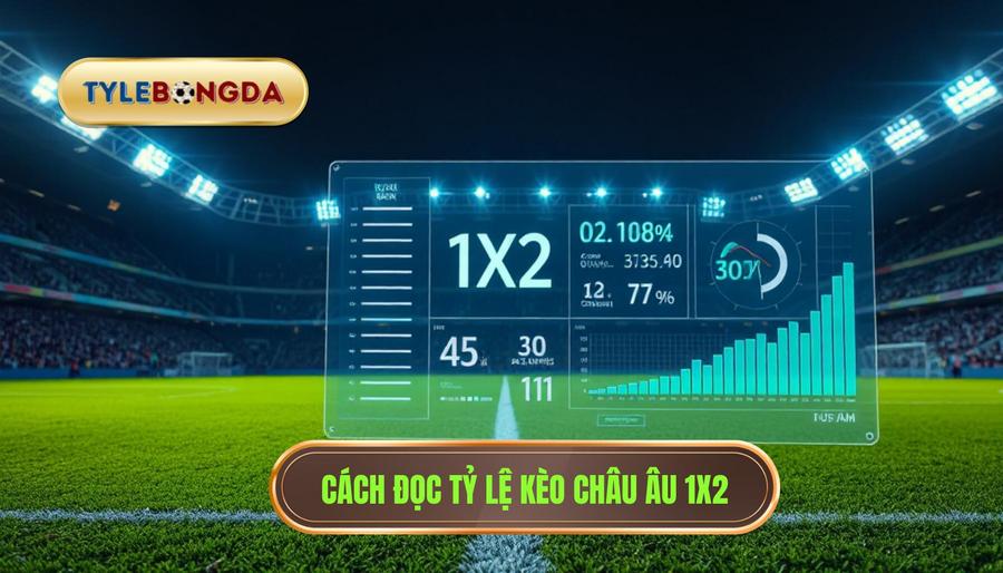 Cách đọc tỷ lệ kèo bóng đá Châu Âu (1x2)