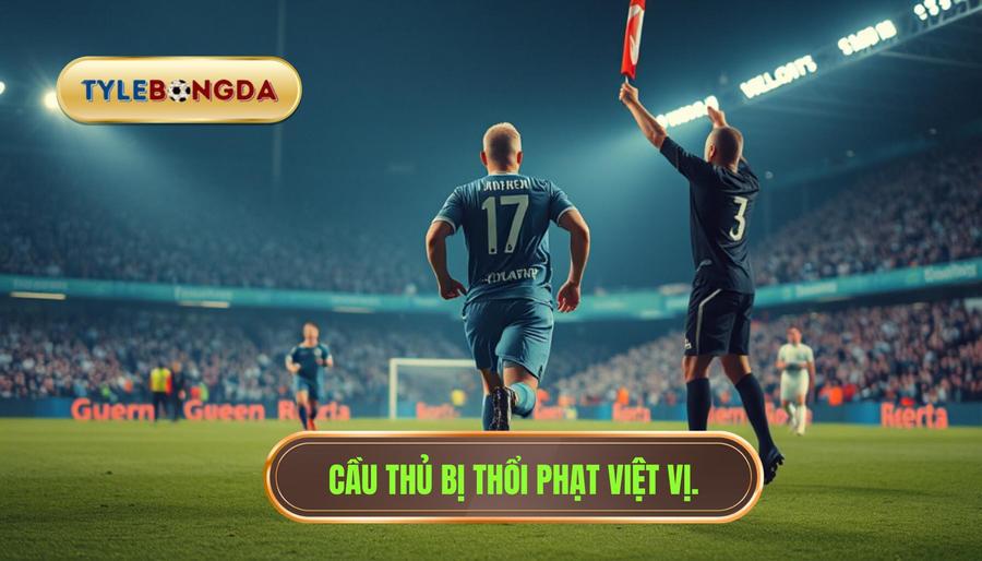 Khi nào một cầu thủ bị thổi phạt lỗi việt vị?